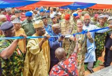 Her Excellency, Amb. Annett Günther commissioning the projects